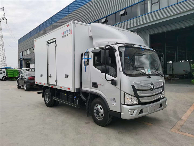 國六福田歐馬可S1排半冷藏車(chē)4.2米