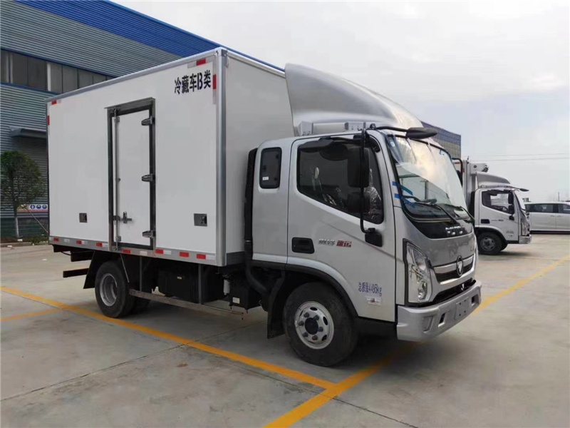國六福田奧鈴速運一排半冷藏車(chē)