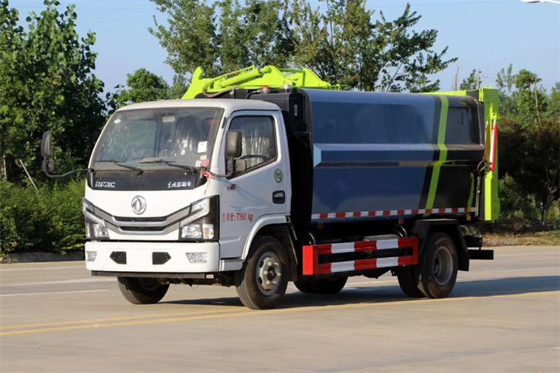 國六小多利卡6方側裝壓縮垃圾車(chē)
