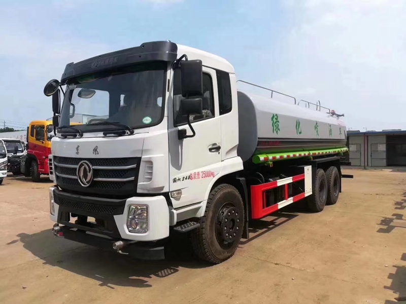國六東風(fēng)后雙橋灑水車(chē)20噸