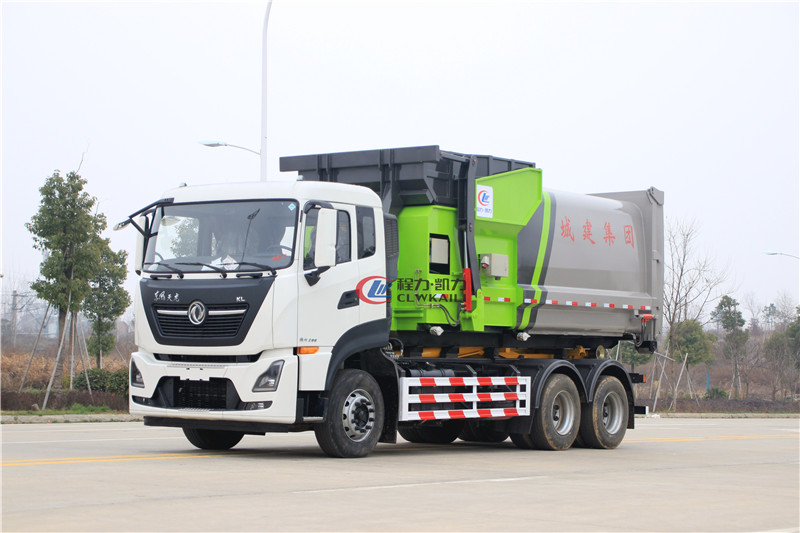 國六東風(fēng)天龍套臂垃圾車(chē)