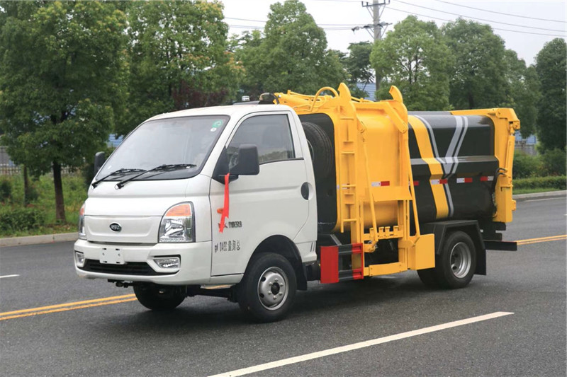 國六凱馬3方側裝壓縮垃圾車(chē)